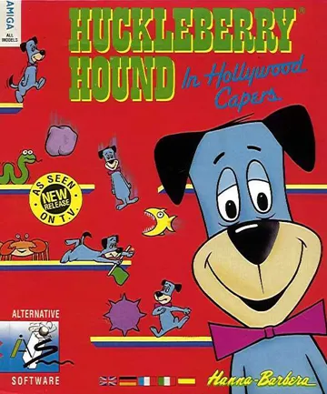 Huckleberry Hound in Hollywood Capers box cover front